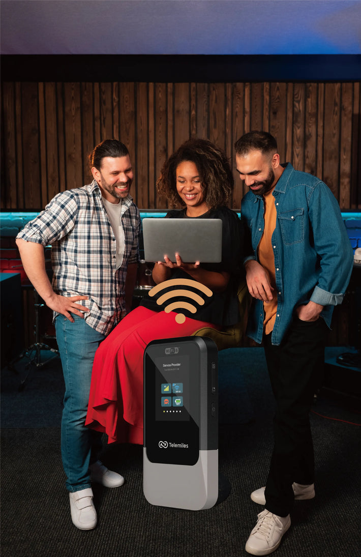 Telemiles M52 5G Portable MiFi providing fast WiFi for home and office use