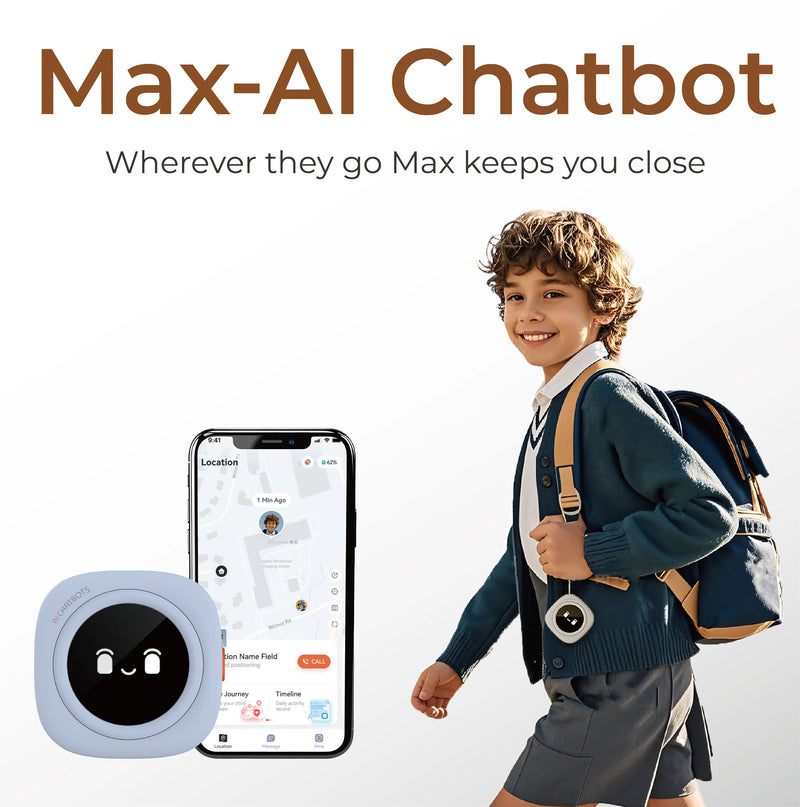 Telemiles AI Chatbot smart assistant device with compact and modern design.