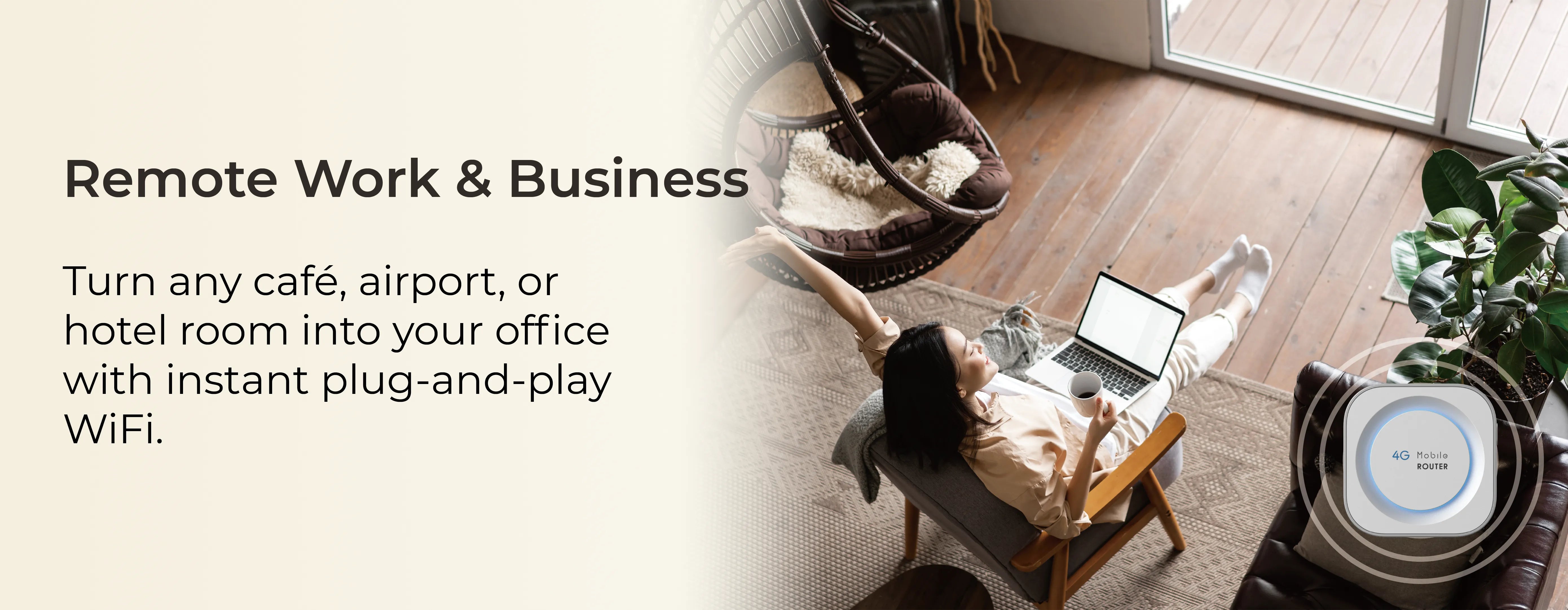 Mini ONE provides fast and stable connectivity for home office and remote work