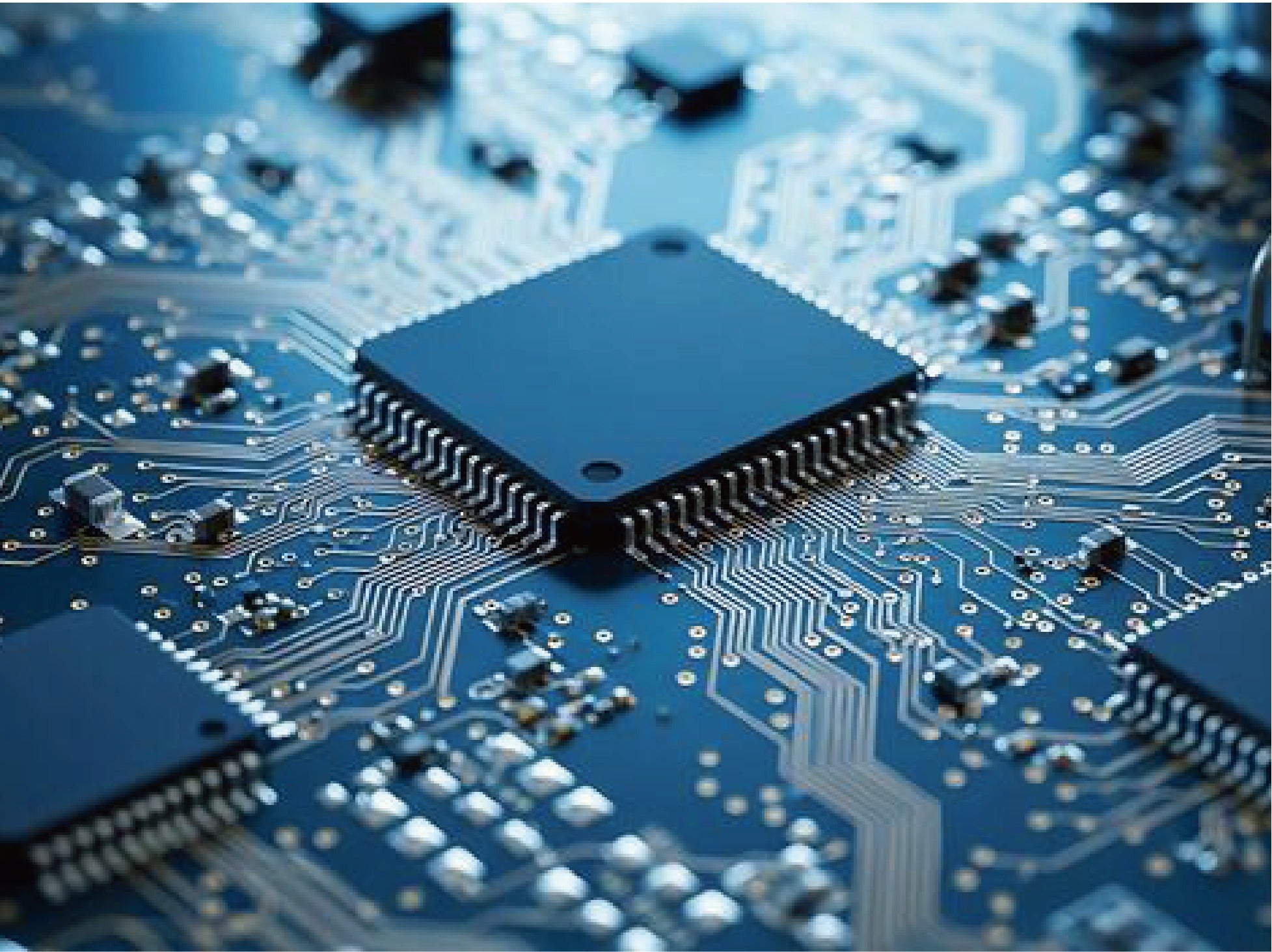 Micro shot of Telemiles wireless device hardware showcasing the built-in industrial-grade ESD anti-static safeguard system protecting internal components.